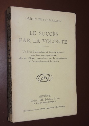 Swett marden le succès - -,