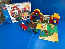 LEGO DUPLO 3618 Ferme Tapis Tracteur ? vache? cochon? chevaux ?moutonBOITE