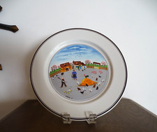 Assiette dessert Villeroy & Boch DESIGN NAIF LAPLAU n°3 - La ferme -  Ø 20,9 cm