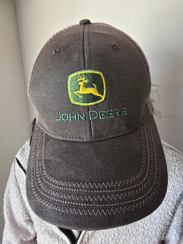 Casquette john deere gris - casquette,