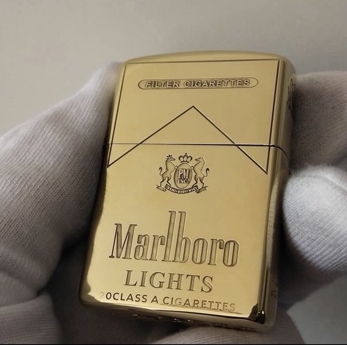 Marlboro lights gold zippo - marlboro,