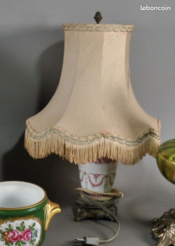 Lampe ancienne porcelaine - lampe, en