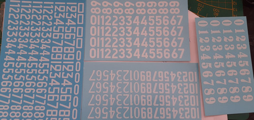 Decals decalcomanie déco - decals, 1/24