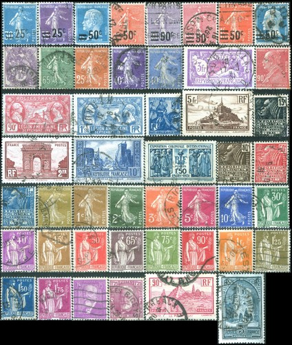 France timbres stamps - , timbres/stamps