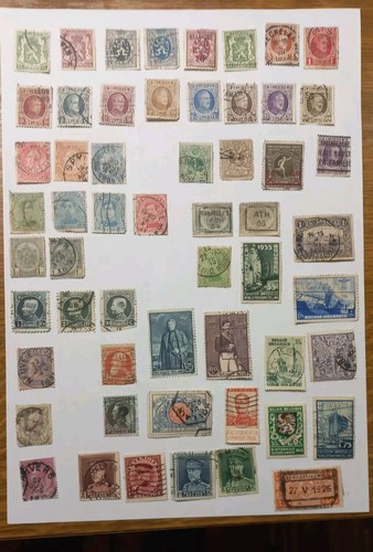 Lot timbres belgique - 56,