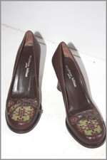 STEPHANE KELIAN  Escarpins Cuir Marron Foncé  T 3.5 UK / 36 TBE