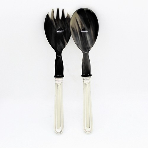 Couple salade argent corne - et,
