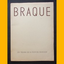BRAQUE LE RÉCONCILIATEUR Francis Ponge 15 planches en couleurs Éd. Skira 1946