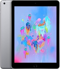 APPLE iPad 6e Génération (2018) Wi-Fi 128 Go Gris Sidéral - Excellent Etat