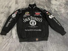 Unisex Adult Daniels Racing Jacket Embroidered Patches Cotton Padded M-2XL