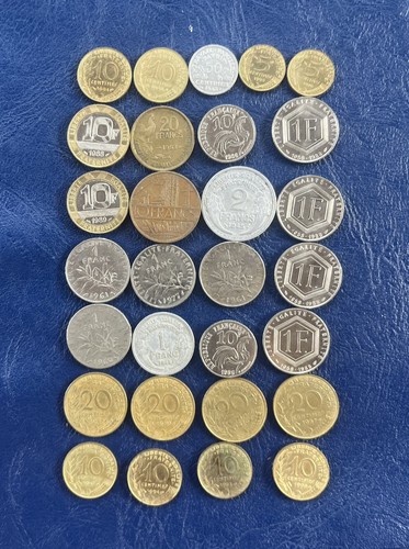 Lot pièces françaises - pièces, en