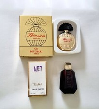 Lot miniatures de parfum Alien Thierry Mugler et Théosiris (doré) de Bouchara