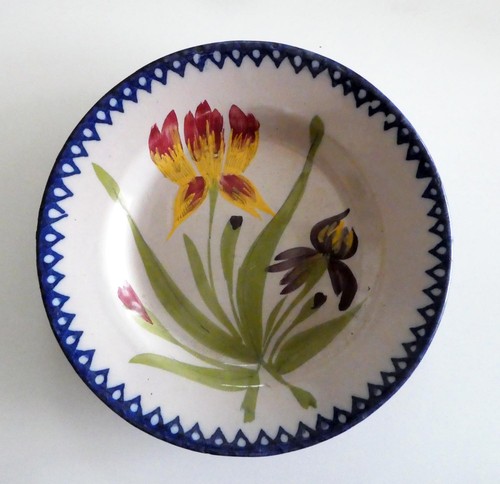 Assiette ancienne faïence - assiette,
