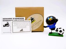 RARE ET DÉDICACÉE - Figurine Calimero footballeur foot - Pagot - Leblon Delienne