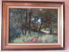 RARE TABLEAU HUILE SUR TOILE