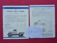 Prospectus  P.677 :  BERLIET