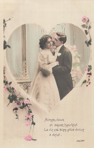 Serie coeur couple maries - maries,