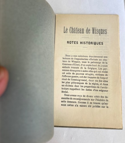 Château wisques saint - wisques,