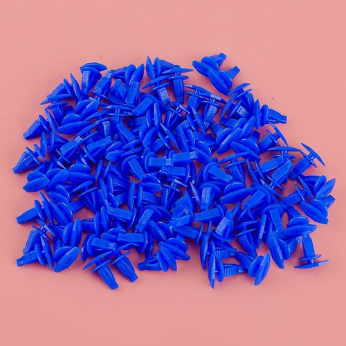 100x 7mm fastener clip - 7mm,