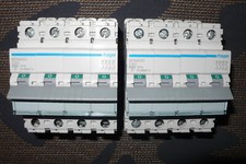 DISJONCTEUR TETRAPOLAIRE 50A, COURBE C, HAGER NFN450 TRIPHASE +N, 50 AMPERE 10KA