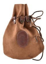 Sac En Cuir Médiéval Avec