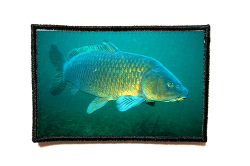 Patch morale 5x8cm peche - morale,