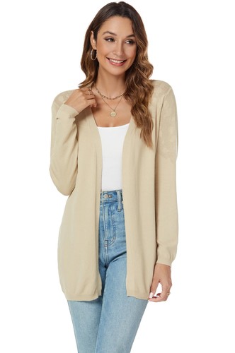 Gilet cardigan femme long - gilet,