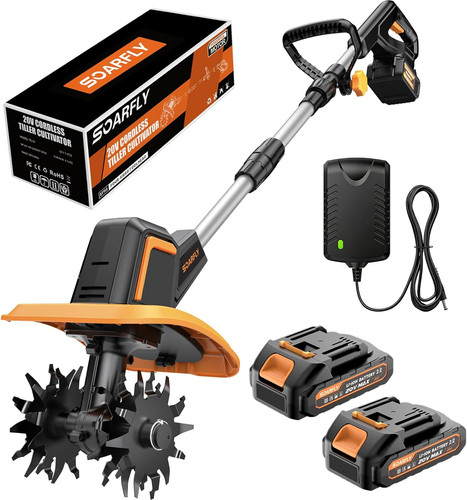 Upgraded cordless tiller for - upgraded,