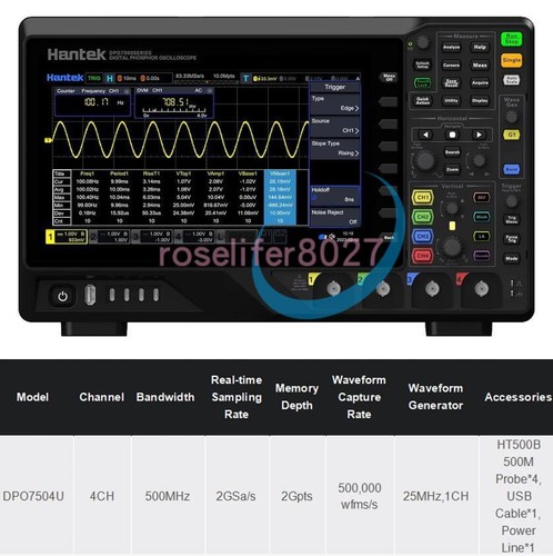 Hantek dpo7504u oscilloscope - hantek,
