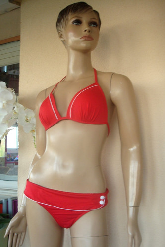 Maillot bain pieces rouge - bain,