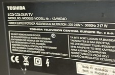Téléviseur TOSHIBA 42AV504D
