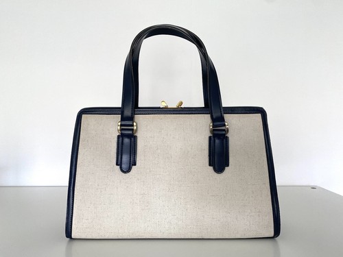 Sac main ancien toile - main,