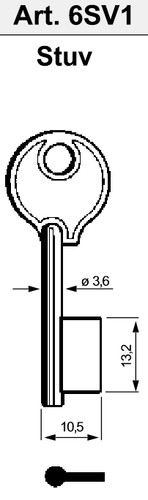 6sv1 clé boîte aux - clé,