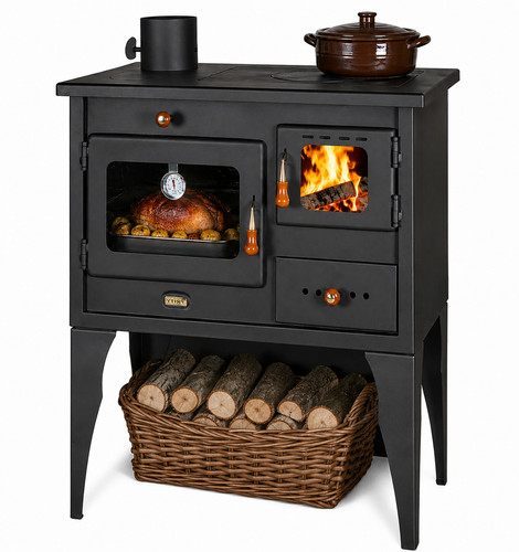 Cuisinière bois prity 1p34l - cuisinière,