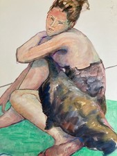 Très Belle Peinture Femme Art