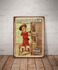 Plaque métal vintage Le