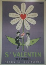 "St VALENTIN" Affiche