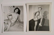 PHOTOGRAPHIE DE PIN'UP D'ÉPOQUE . 10X13 CM
