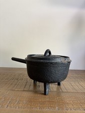 Ancienne Cocotte Pied Tripode en Fonte / Chaudron Ø14cm - Vintage