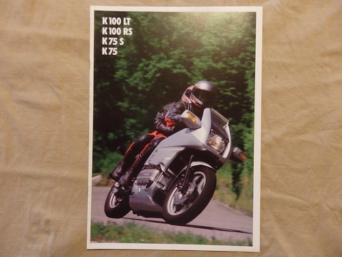 Depliant prospectus moto bmw - moto,