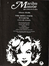 *MARILYN MONROE =  1 PAGE 1972