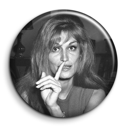 Dalida badge 38mm button - dalida, 1