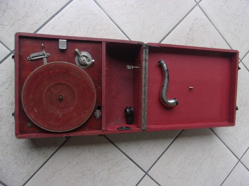 Phonographe valise salabert - valise,
