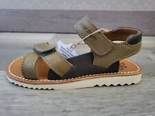 POM D'API Sandales cuir basses Waff Jimy SL kaki gris Taille 28