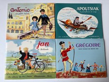 lot 4 albums la collection le Père Castor : les enfants de la Terre - années 70