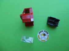 CEF REPLEX 1/50 ACMAT TPK  POMPIER  (3) ACCESSOIRES D'ORIGINE CABINE ZAMAC ROUGE