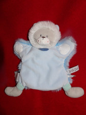 Doudou et Compagnie Marionnette Lion Bleu Gris Artik Cool