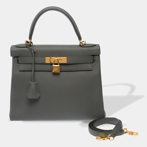 Sac hermes kelly cuir - 28, en