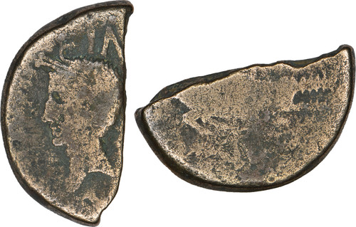 Rome demi dupondius de - de, nimes