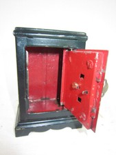 Ancien Coffre Fort Tirelire Jouet En Métal Des Années 60